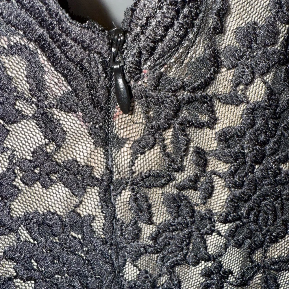 Roz & Ali Black Lace Midi Dress - Picture 3 of 4